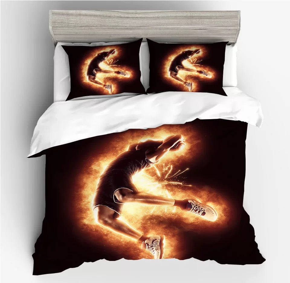 Basketball #4 Duvet Cover Quilt Cover Pillowcase Bedding Set Bed Linen Home Decor