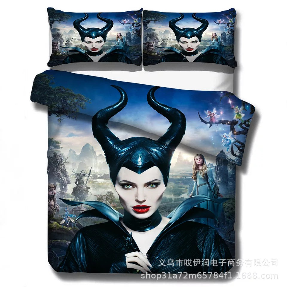 Maleficent #1 Duvet Cover Quilt Cover Pillowcase Bedding Set Bed Linen Home Decor