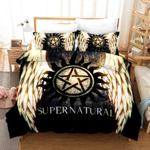 Load image into Gallery viewer, Supernatural Dean Sam Winchester #7 Duvet Cover Quilt Cover Pillowcase Bedding Set Bed Linen Home Decor
