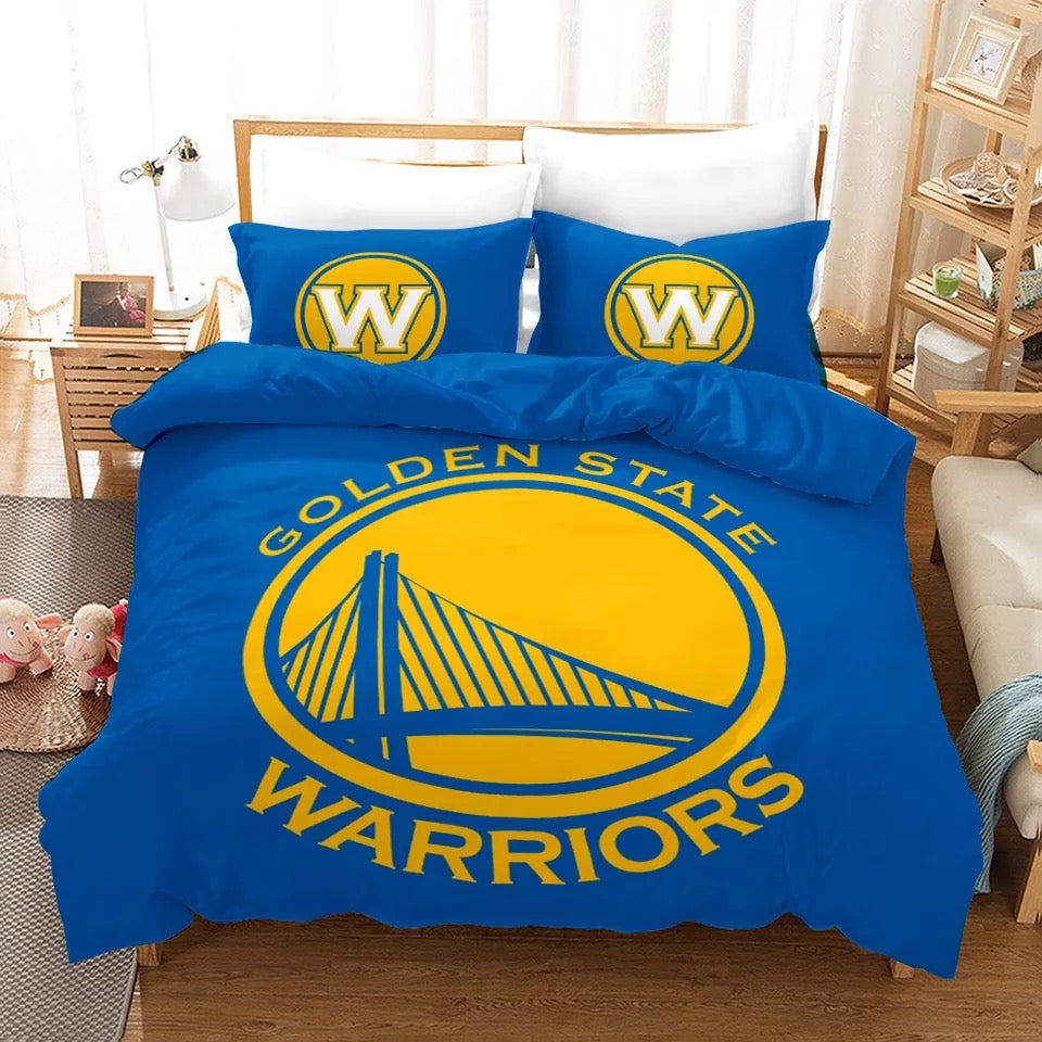 Basketball Golden State Warriors Basketball #15 Duvet Cover Quilt Cover Pillowcase Bedding Set Bed Linen Home Bedroom Decor