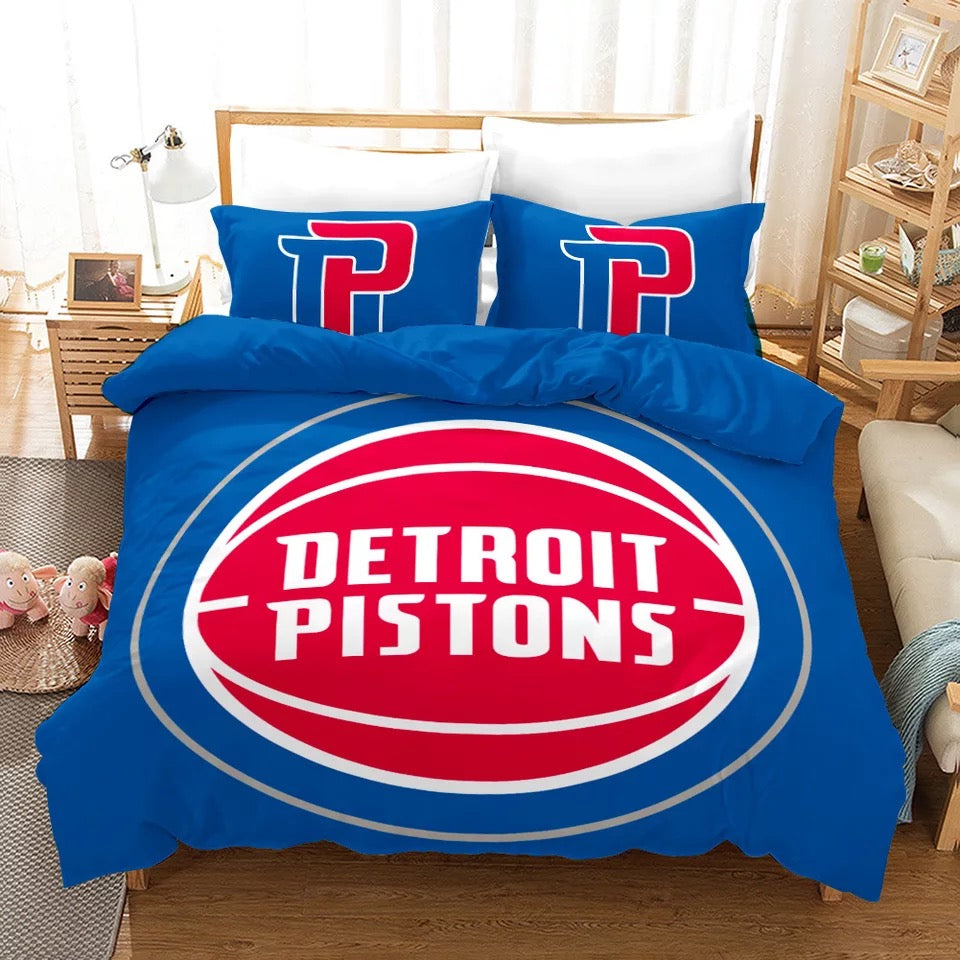 Basketball Detroit Pistons Basketball #22 Duvet Cover Quilt Cover Pillowcase Bedding Set Bed Linen Home Bedroom Decor