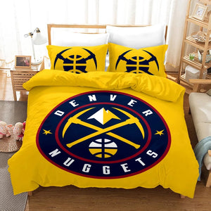 Basketball Denver Nuggets Basketball #23 Duvet Cover Quilt Cover Pillowcase Bedding Set Bed Linen Home Bedroom Decor