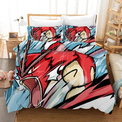 Pokemon Pikachu Gyarados #16 Duvet Cover Quilt Cover Pillowcase Bedding Set Bed Linen Home Bedroom Decor