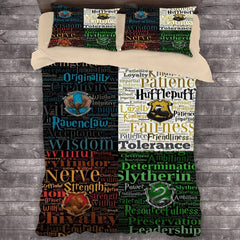 Harry Potter Hogwarts #13 Duvet Case Quilt Cover Pillowcase Bedding Set Home Decor