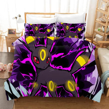 Load image into Gallery viewer, Pokemon Pikachu Umbreon #28 Duvet Cover Quilt Cover Pillowcase Bedding Set Bed Linen Home Bedroom Decor