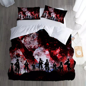 Attack on Titan #12 Duvet Cover Quilt Cover Pillowcase Bedding Set Bed Linen Home Bedroom Decor