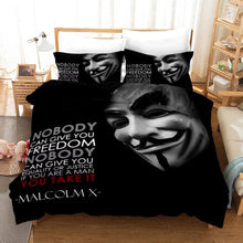 Load image into Gallery viewer, V for Vendetta #1 Duvet Cover Quilt Cover Pillowcase Bedding Set Bed Linen Home Bedroom Decor