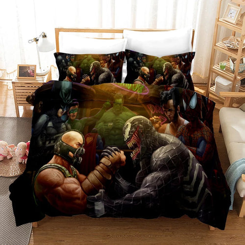 Venom Bane Batman #16 Duvet Cover Quilt Cover Pillowcase Bedding Set Bed Linen Home Bedroom Decor