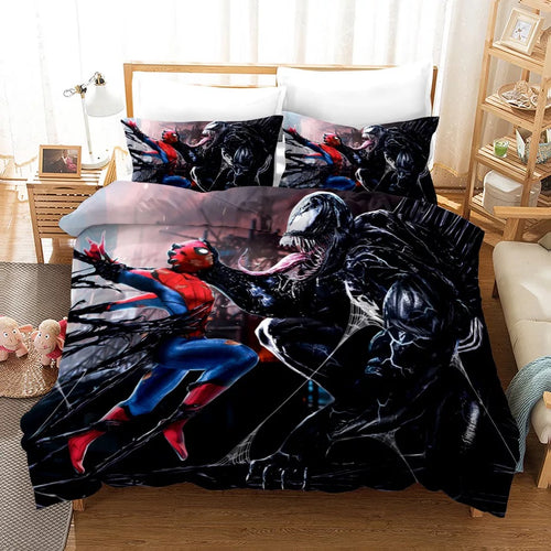 Venom Spiderman #3 Duvet Cover Quilt Cover Pillowcase Bedding Set Bed Linen Home Decor