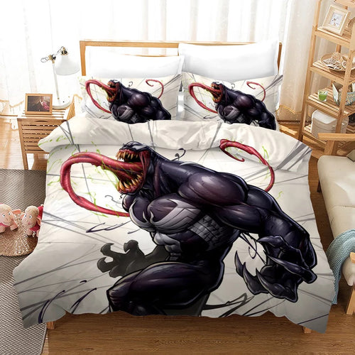 Venom Spiderman #16 Duvet Cover Quilt Cover Pillowcase Bedding Set Bed Linen Home Decor