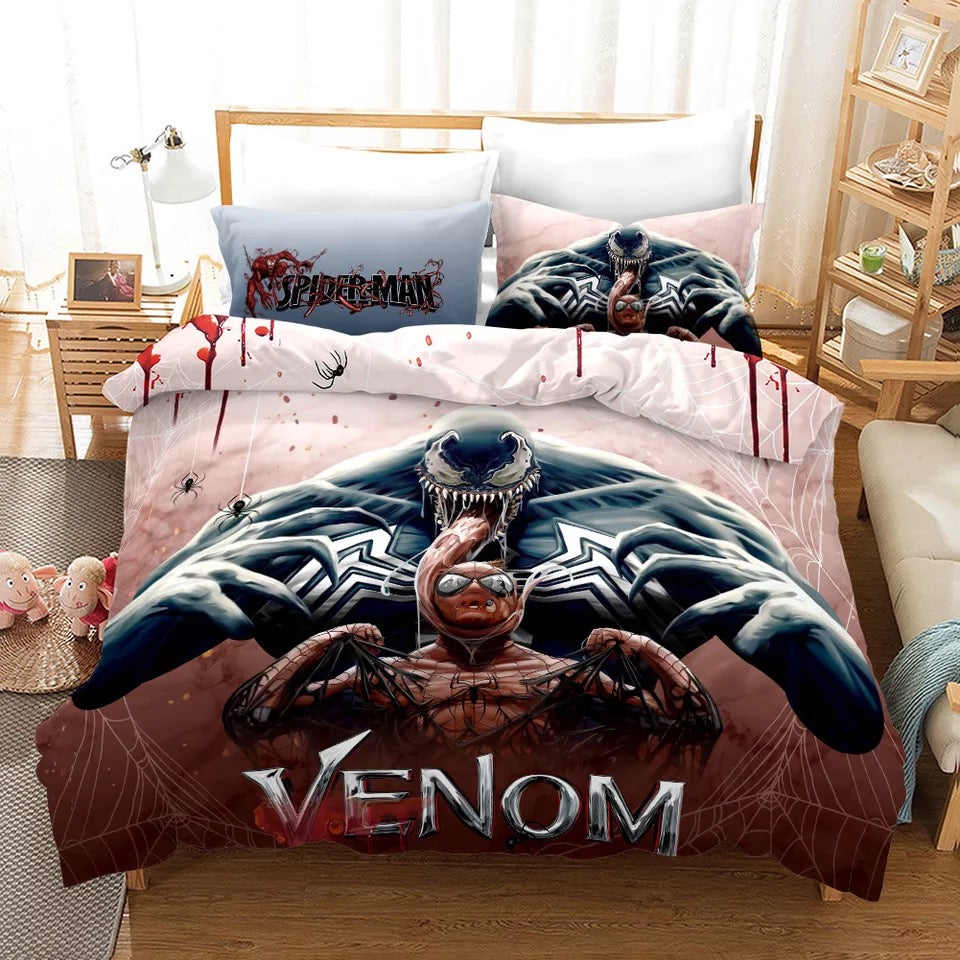 Venom Spider-Gwen Stacy #18 Duvet Cover Quilt Cover Pillowcase Bedding Set Bed Linen Home Bedroom Decor