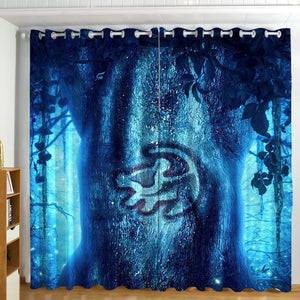 The Lion King Simba #4 Blackout Curtains For Window Treatment Set For Living Room Bedroom