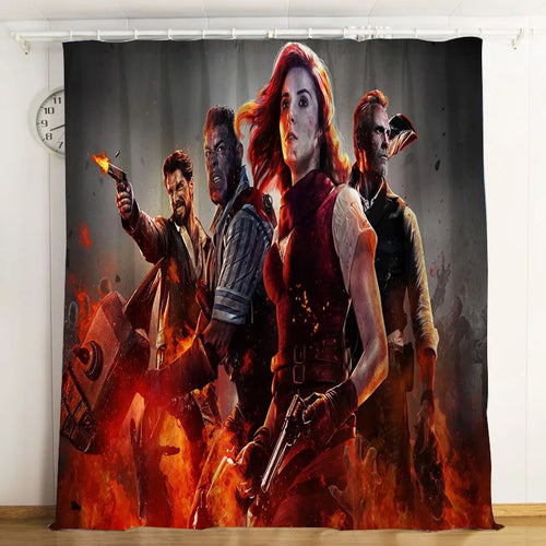 Call Of Duty #8 Blackout Curtain for Living Room Bedroom Window Treatment