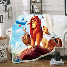 Load image into Gallery viewer, The Lion King Simba #1 Blanket Super Soft Cozy Sherpa Fleece Throw Blanket for Men Boys