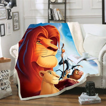 Load image into Gallery viewer, The Lion King Simba #5 Blanket Super Soft Cozy Sherpa Fleece Throw Blanket for Men Boys