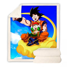 Load image into Gallery viewer, Dragon Ball Z Son Goku #13 Blanket Super Soft Cozy Sherpa Fleece Throw Blanket for Men Boys