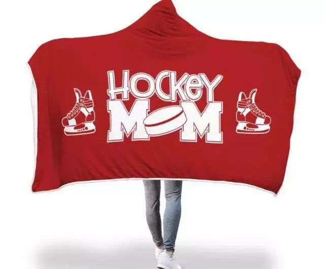 Hockey Mom #2 Super Soft Cozy Sherpa Fleece Throw Blanket for Men Boys