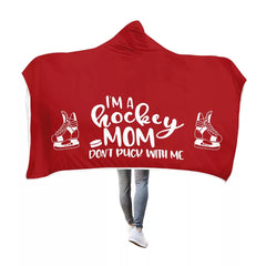 Hockey Mom #12 Super Soft Cozy Sherpa Fleece Throw Blanket for Men Boys