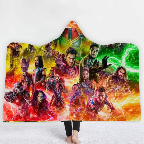 Avengers Endgame Infinity War #8 Blanket Super Soft Cozy Sherpa Fleece Throw Blanket for Men Boys