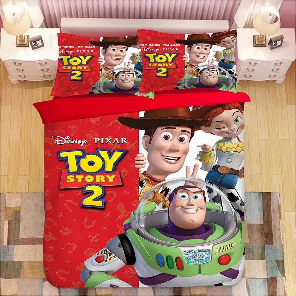 Toy Story Woody Forky #3 Duvet Cover Quilt Cover Pillowcase Bedding Set Bed Linen Home Bedroom Decor
