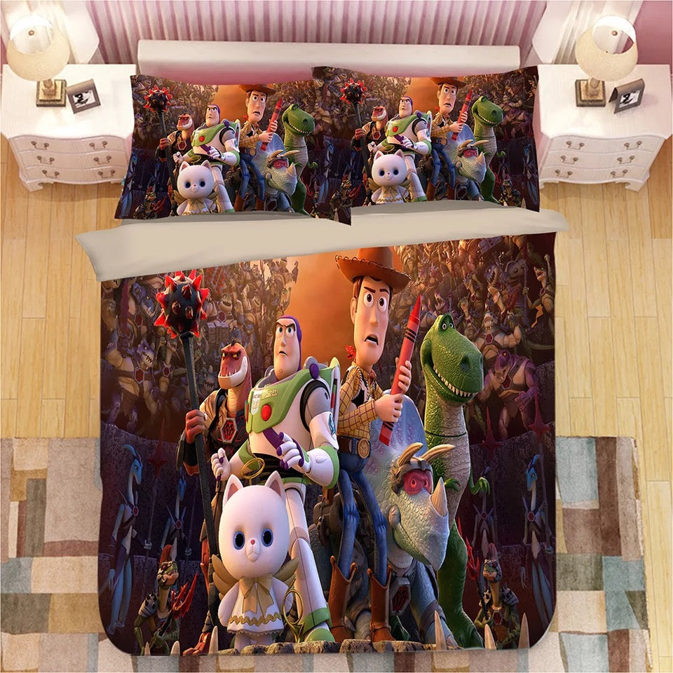 Toy Story Woody Forky #13 Duvet Cover Quilt Cover Pillowcase Bedding Set Bed Linen Home Bedroom Decor