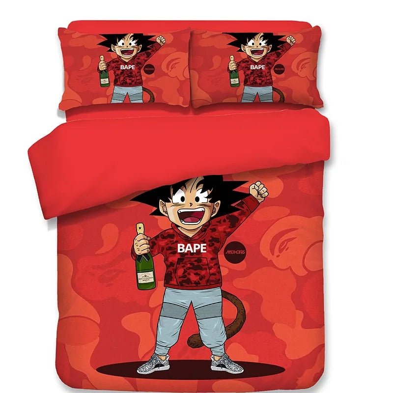 Dragon Ball Z Son Goku #17 Duvet Cover Quilt Cover Pillowcase Bedding Set