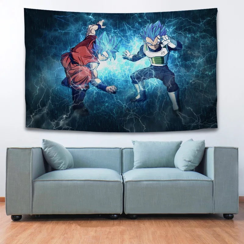Dragon Ball Z Son Goku #16 Wall Decor Hanging Tapestry Home Bedroom Living Room Decoration