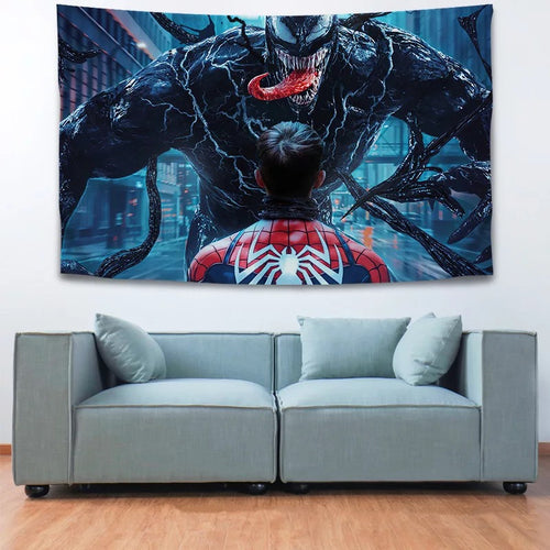 Venom Spider Man #5 Wall Decor Hanging Tapestry Home Bedroom Living Room Decoration