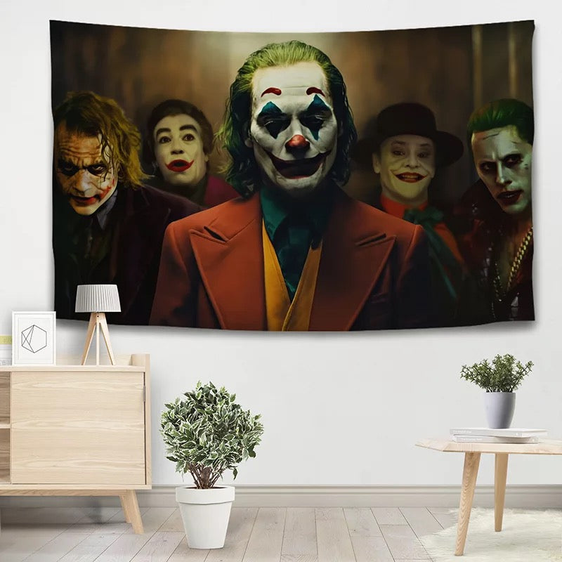 Joker Arthur Fleck Clown #11 Wall Decor Hanging Tapestry Home Bedroom Living Room Decoration