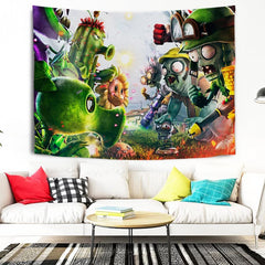 Plants vs Zombies Wall Decor Hanging Tapestry Home Bedroom Living Room Decoration