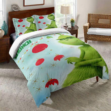 Load image into Gallery viewer, How the Grinch Stole Christmas #14 Duvet Cover Quilt Cover Pillowcase Bedding Set Bed Linen Home Decor