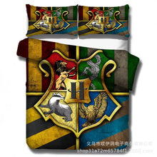 Load image into Gallery viewer, Harry Potter Gryffindor Slytherin Ravenclaw And Hufflepuff  #42 Duvet Cover Quilt Cover Pillowcase Bedding Set Bed Linen Home Decor