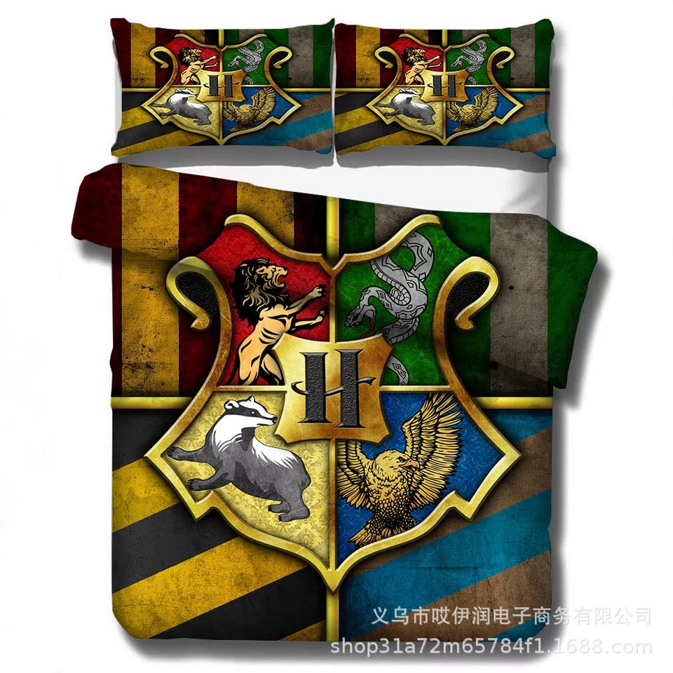 Harry Potter Gryffindor Slytherin Ravenclaw And Hufflepuff  #42 Duvet Cover Quilt Cover Pillowcase Bedding Set Bed Linen Home Decor