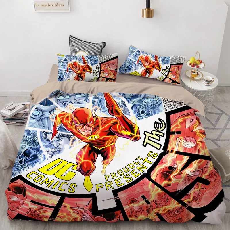 The Flash Barry Allen #12 Duvet Cover Quilt Cover Pillowcase Bedding Set Bed Linen Home Decor