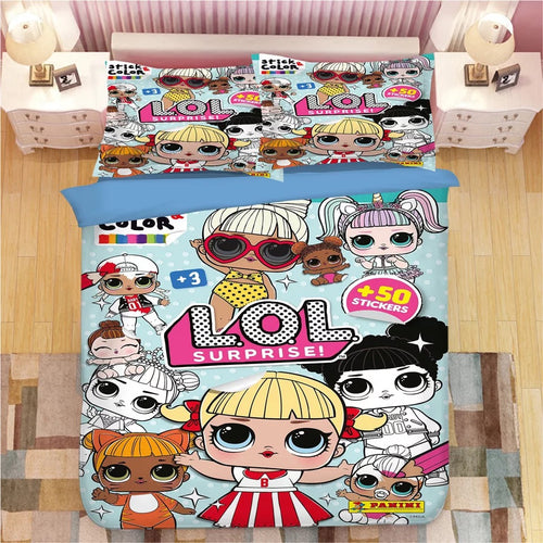 L.O.L. Surprise! #30 Duvet Cover Quilt Cover Pillowcase Bedding Set Bed Linen Home Bedroom Decor