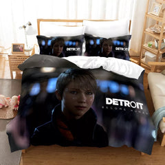 Detroit Become Human #1 Duvet Cover Quilt Cover Pillowcase Bedding Set Bed Linen Home Bedroom Decor