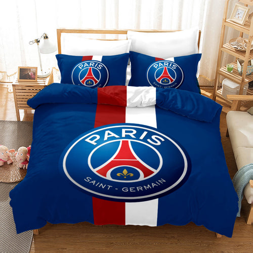 Paris Football Club Saint-Germann#1 Duvet Cover Quilt Cover Pillowcase Bedding Set Bed Linen Home Bedroom Decor