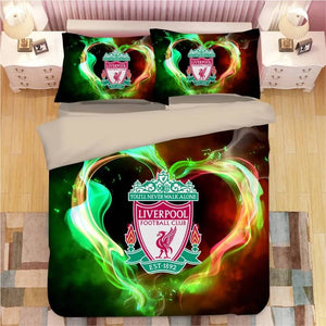 Football Logo #13 Duvet Cover Quilt Cover Pillowcase Bedding Set