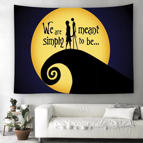 The Nightmare Before Christmas #12  Wall Decor Hanging Tapestry Home Bedroom Living Room Decoration