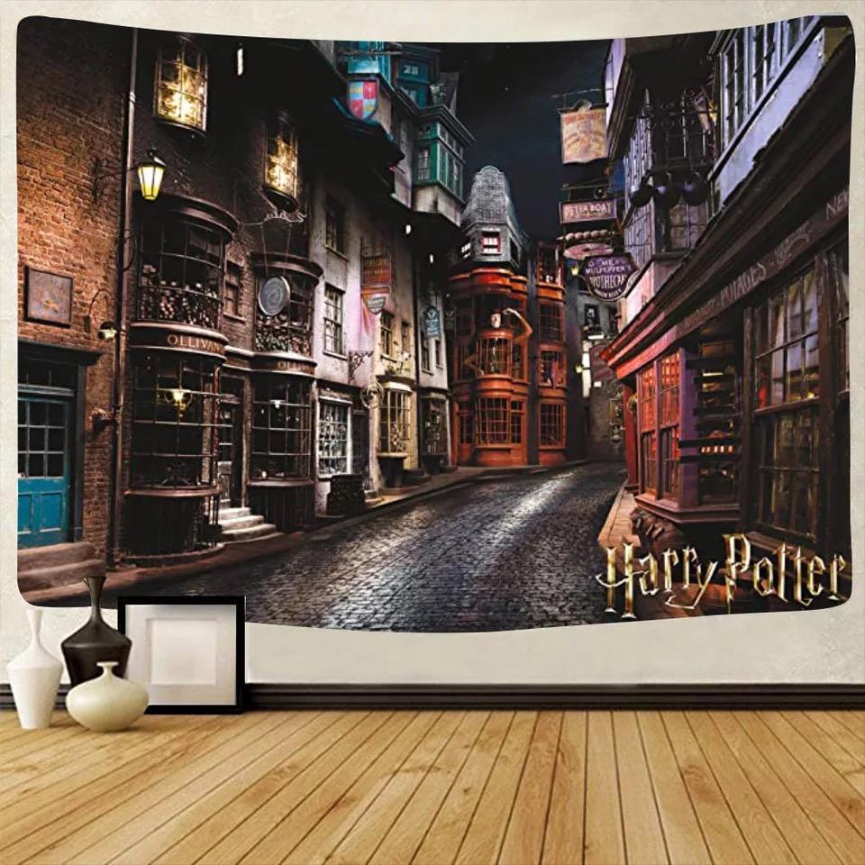 Harry Potter - Hogwarts full moon Wall Mural | Buy online at