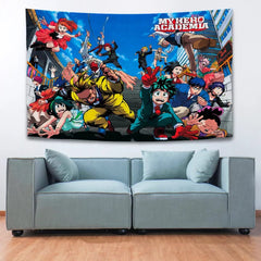 My Hero Academia Wall Decor Hanging Tapestry Home Bedroom Living Room Decoration