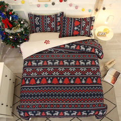 Merry Christmas #5 Duvet Cover Quilt Cover Pillowcase Bedding Set Bed Linen Home Decor