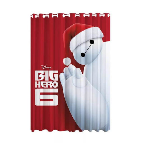 Big Hero 6 Baymax Christmas #2 Blackout Curtain for Living Room Bedroom Window Treatment