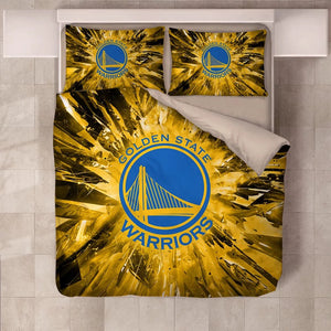 Basketball Golden State Warriors Basketball #17 Duvet Cover Quilt Cover Pillowcase Bedding Set Bed Linen Home Bedroom Decor
