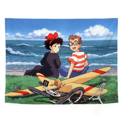 Kiki's Delivery Service #2 Wall Decor Hanging Tapestry Home Bedroom Living Room Decoration