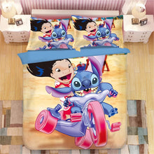 Load image into Gallery viewer, Lilo &amp; Stitch #5 Duvet Cover Bedding Set Pillowcase