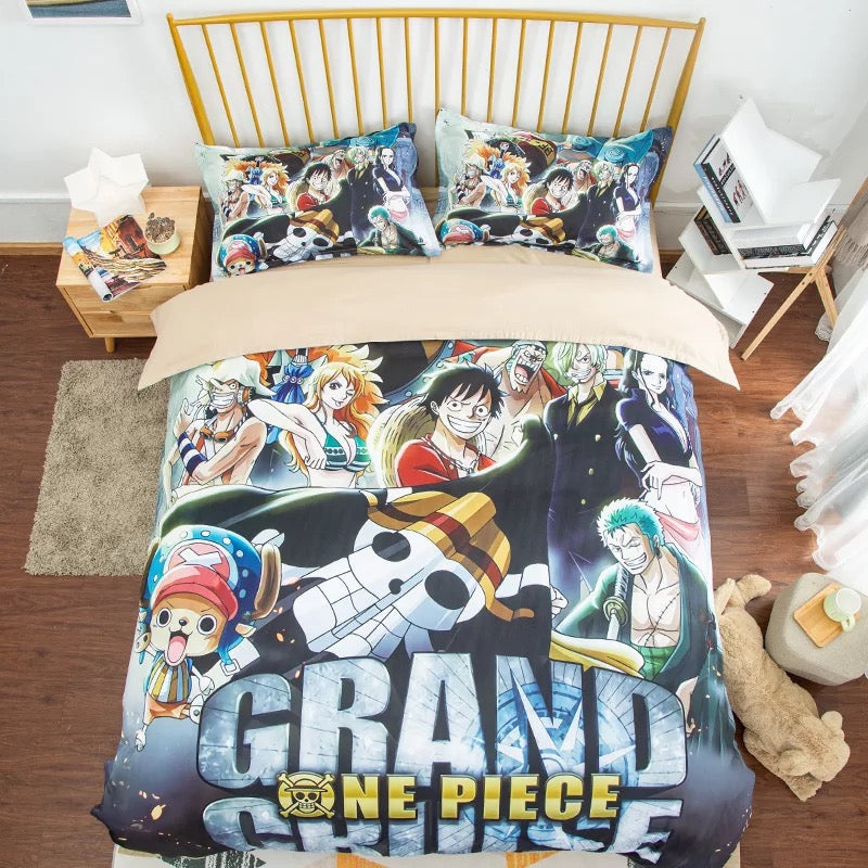 One Piece Monkey D. Luffy #19 Duvet Cover Quilt Cover Pillowcase Bedding Set