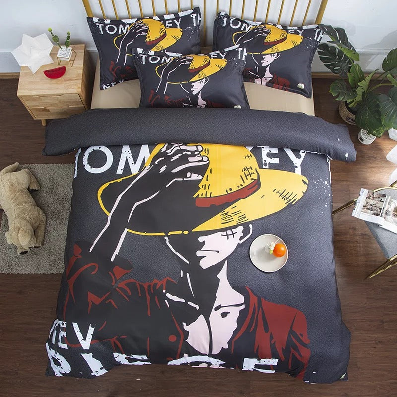 One Piece Monkey D. Luffy #20 Duvet Cover Quilt Cover Pillowcase Bedding Set