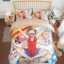 Load image into Gallery viewer, One Piece Monkey D. Luffy #21 Duvet Cover Quilt Cover Pillowcase Bedding Set