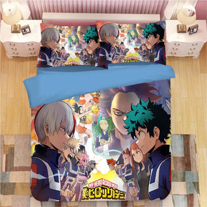 My Hero Academia Deku Midoriya Izuku #8 Duvet Cover Quilt Cover  Pillowcase Bedding Set
